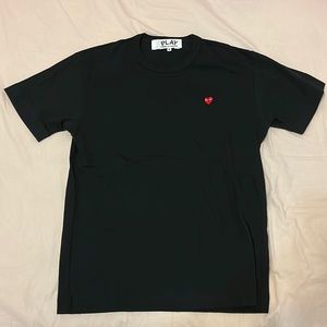 Comme des Garcons PLAY Heart Tee Size Medium
